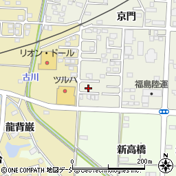 福島県伊達市保原町京門34周辺の地図