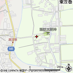 新潟県新潟市南区東笠巻542周辺の地図