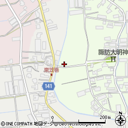 新潟県新潟市南区東笠巻534周辺の地図
