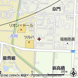 福島県伊達市保原町京門33周辺の地図