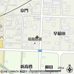 福島県伊達市保原町京門54周辺の地図