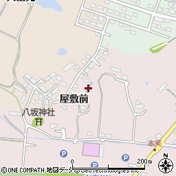 福島県相馬市小泉屋敷前周辺の地図