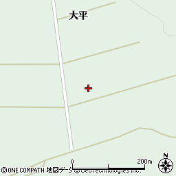 福島県福島市大笹生186周辺の地図