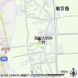 新潟県新潟市南区東笠巻846周辺の地図