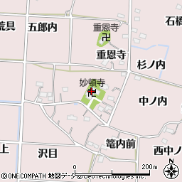 妙頓寺周辺の地図