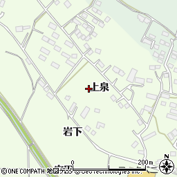 福島県相馬市黒木（上泉）周辺の地図