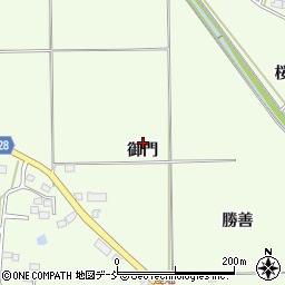 福島県相馬市黒木御門周辺の地図
