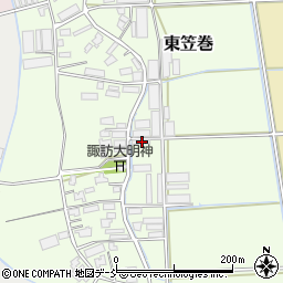 新潟県新潟市南区東笠巻600周辺の地図