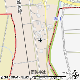 新潟県新潟市西区勘助郷屋126周辺の地図
