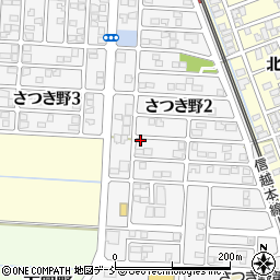 新潟県新潟市秋葉区さつき野周辺の地図