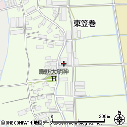 新潟県新潟市南区東笠巻603周辺の地図