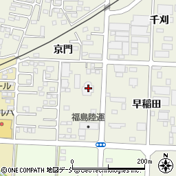 福島県伊達市保原町京門52周辺の地図