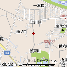 福島県福島市宮代樋ノ口周辺の地図