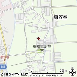 新潟県新潟市南区東笠巻851周辺の地図