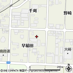 福島県伊達市保原町早稲田24-1周辺の地図