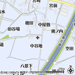 メナード化粧品福島東代行店アカイ周辺の地図