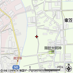 新潟県新潟市南区東笠巻865周辺の地図