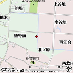 福島県福島市大笹生釜清水周辺の地図