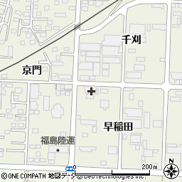 福島県伊達市保原町早稲田1周辺の地図
