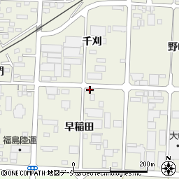 福島県伊達市保原町早稲田22周辺の地図