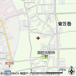 新潟県新潟市南区東笠巻854周辺の地図