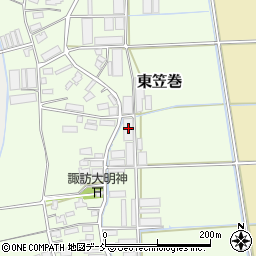 新潟県新潟市南区東笠巻669周辺の地図