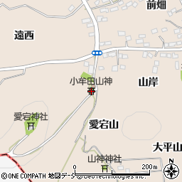 小牟田山神周辺の地図