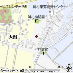 新潟県新潟市西蒲区浦村11周辺の地図