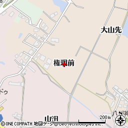 福島県相馬市北小泉権現前周辺の地図