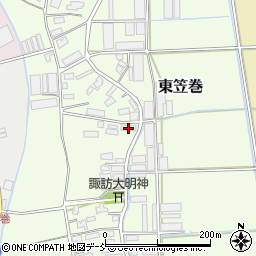 新潟県新潟市南区東笠巻814周辺の地図