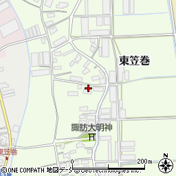 新潟県新潟市南区東笠巻853周辺の地図