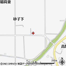 福島県伊達市保原町柱田砂子下周辺の地図