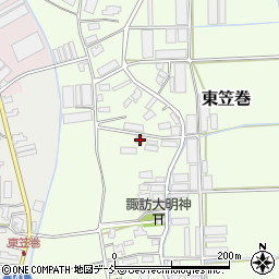 新潟県新潟市南区東笠巻852周辺の地図