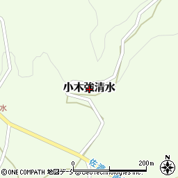 新潟県佐渡市小木強清水周辺の地図