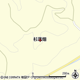 福島県伊達市霊山町大石杉菜畑周辺の地図