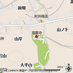 福嚴寺周辺の地図