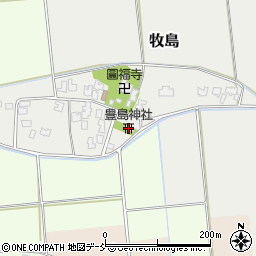 豊島神社周辺の地図