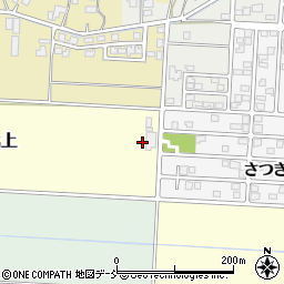 新潟県新潟市秋葉区北上周辺の地図
