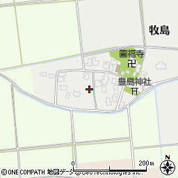 新潟県阿賀野市牧島周辺の地図