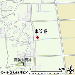 新潟県新潟市南区東笠巻675周辺の地図
