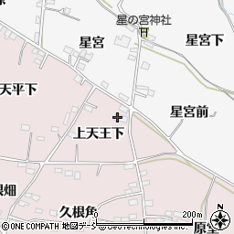 福島県福島市飯坂町平野上天王下5周辺の地図