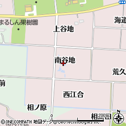 福島県福島市飯坂町平野南谷地周辺の地図