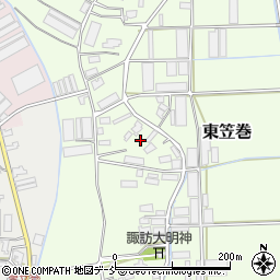 新潟県新潟市南区東笠巻1093周辺の地図