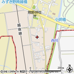 新潟県新潟市西区勘助郷屋111周辺の地図