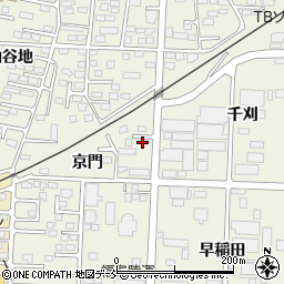 福島県伊達市保原町京門26周辺の地図