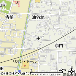 福島県伊達市保原町油谷地27-15周辺の地図