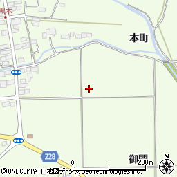 福島県相馬市黒木周辺の地図