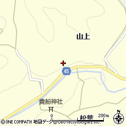 福島県伊達市霊山町大石山上43周辺の地図