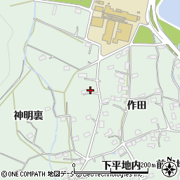 福島県福島市大笹生神明裏8周辺の地図