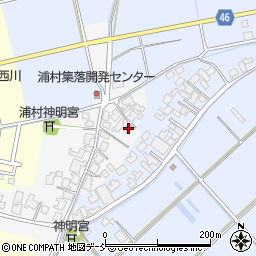 新潟県新潟市西蒲区浦村23周辺の地図